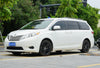 B4870 - Rain Guards for Toyota Sienna 2011-2020 (8PCs) Chrome Finish Tape-On Style - northernprimesupply