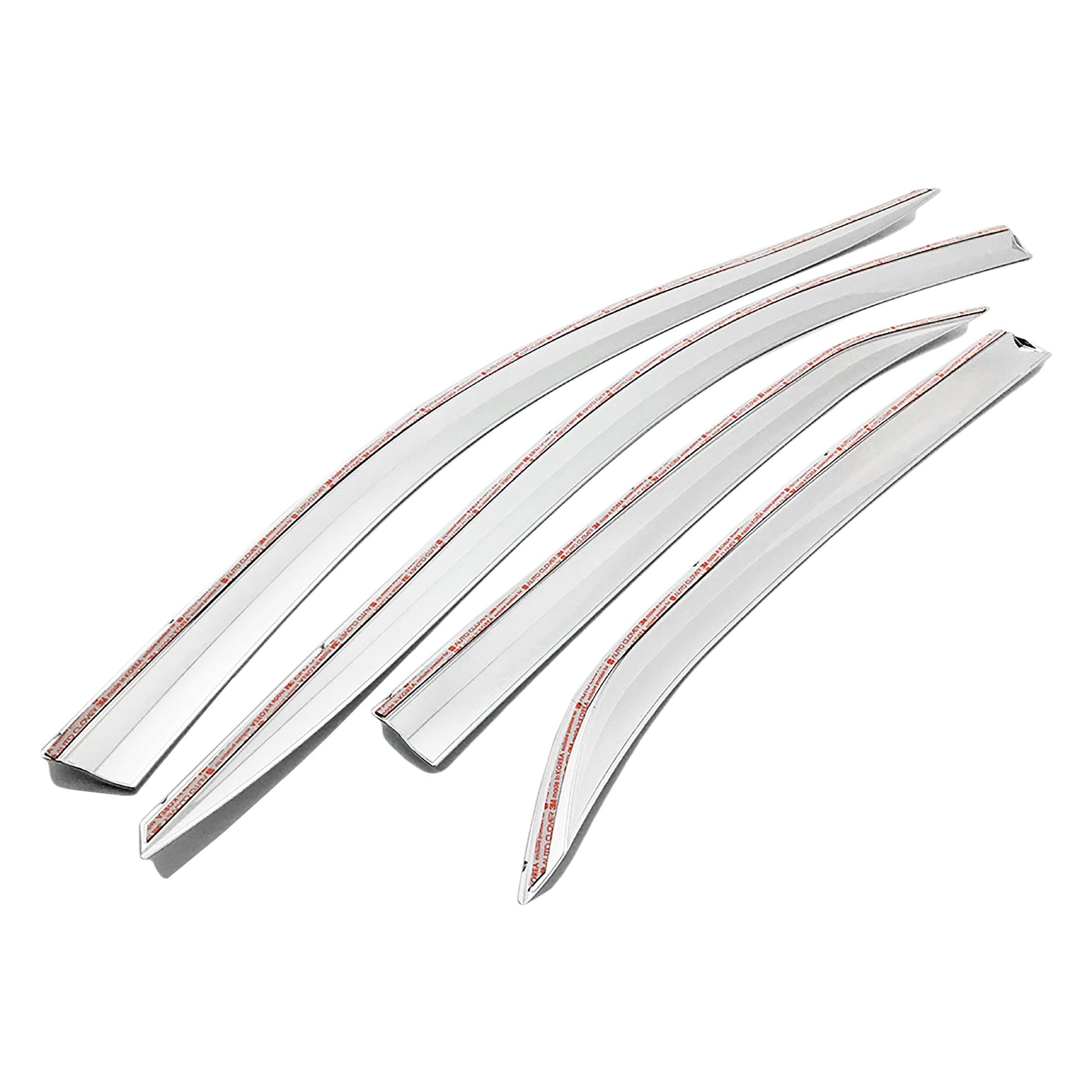 B4920 - Rain Guards for Chevrolet Equinox 2018-2022 (4PCs) Chrome Finish Tape-On Style - northernprimesupply