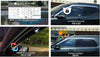 B5480 - Rain Guards for Ford Explorer 2011-2019 (4PCs) Chrome Finish Tape-On Style - northernprimesupply