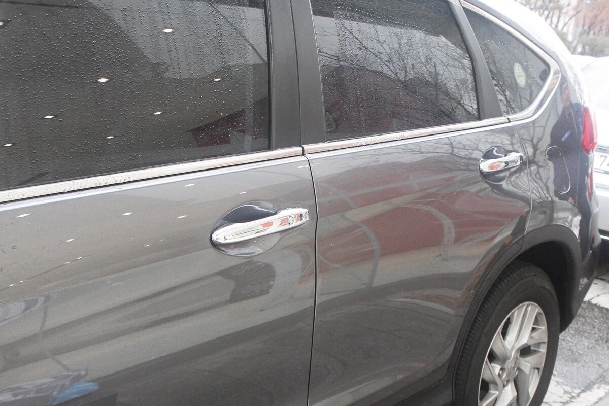 B8360 - Autoclover Exterior Door Handle Cover Trim for Honda CR-V 2012-2016 (9PCs) Chrome Finish Tape-On Style - northernprimesupply