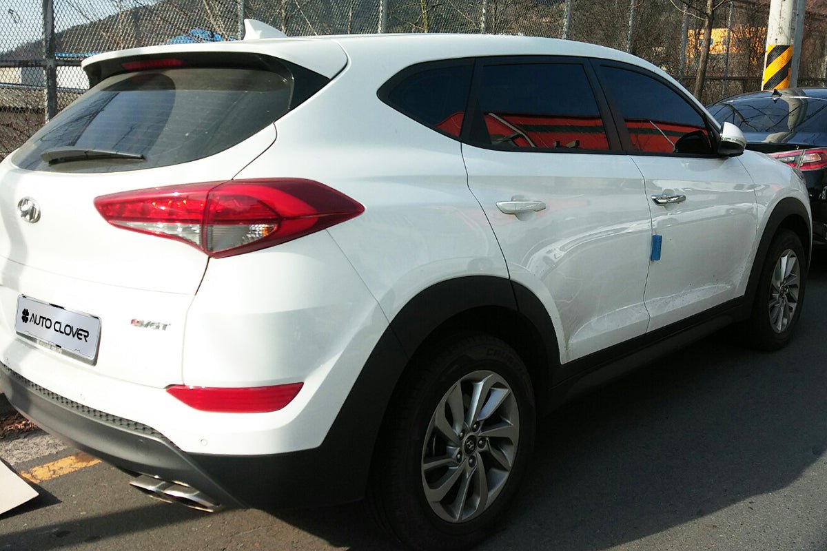 B8750 - Exterior Door Handle Cover Trim for Hyundai Tucson 2016-2021 (10PCs) Chrome Finish Tape-On Style - northernprimesupply