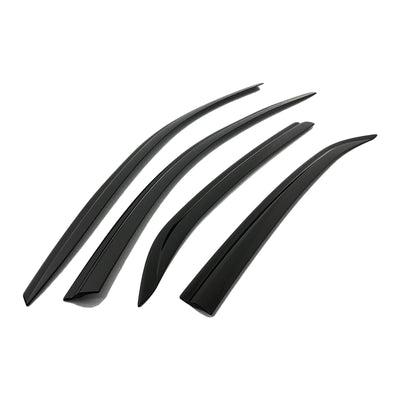 C0130 - Rain Guards for Chevrolet Equinox 2018-2022 (4PCs) Smoke Tinted Tape-On Style - northernprimesupply