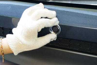 C2870 - Rear Window Wiper Cover Trim & Rear Sensor Chrome Covers for Hyundai Tucson 2016-2021 (8PCs) Chrome Finish Tape-On Style - northernprimesupply