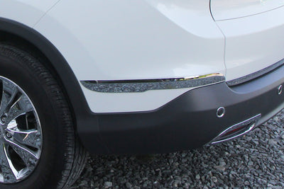 C3380 - Front & Rear Bumper Corner Protector Guard for Honda CR-V 2012-2014 (4PCs) Chrome Finish Tape-On Style - northernprimesupply