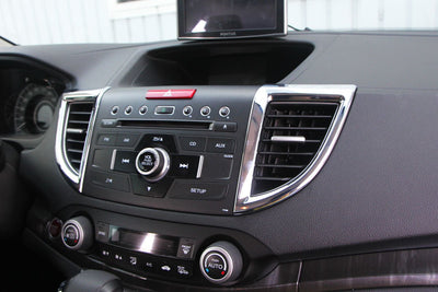 C3880 - Interior Decoration Trim Kit Dash Kit for Honda CR-V 2012-2014 (12PCs) Chrome Finish Tape-On Style - northernprimesupply