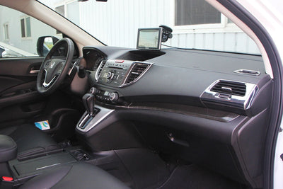 C3880 - Interior Decoration Trim Kit Dash Kit for Honda CR-V 2012-2014 (12PCs) Chrome Finish Tape-On Style - northernprimesupply