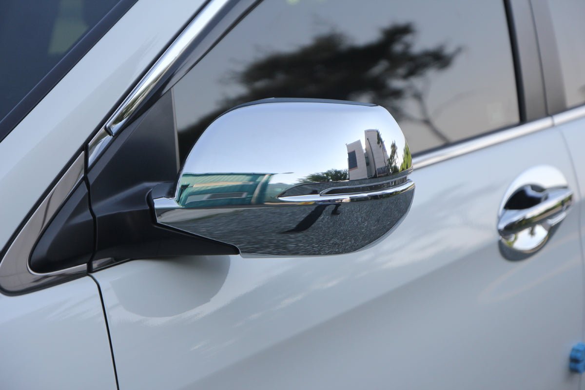 C4660 - Door Side Mirror Cover (With LED) for Honda CR-V 2012-2014 (4PCs) Chrome Finish Tape-On Style - northernprimesupply