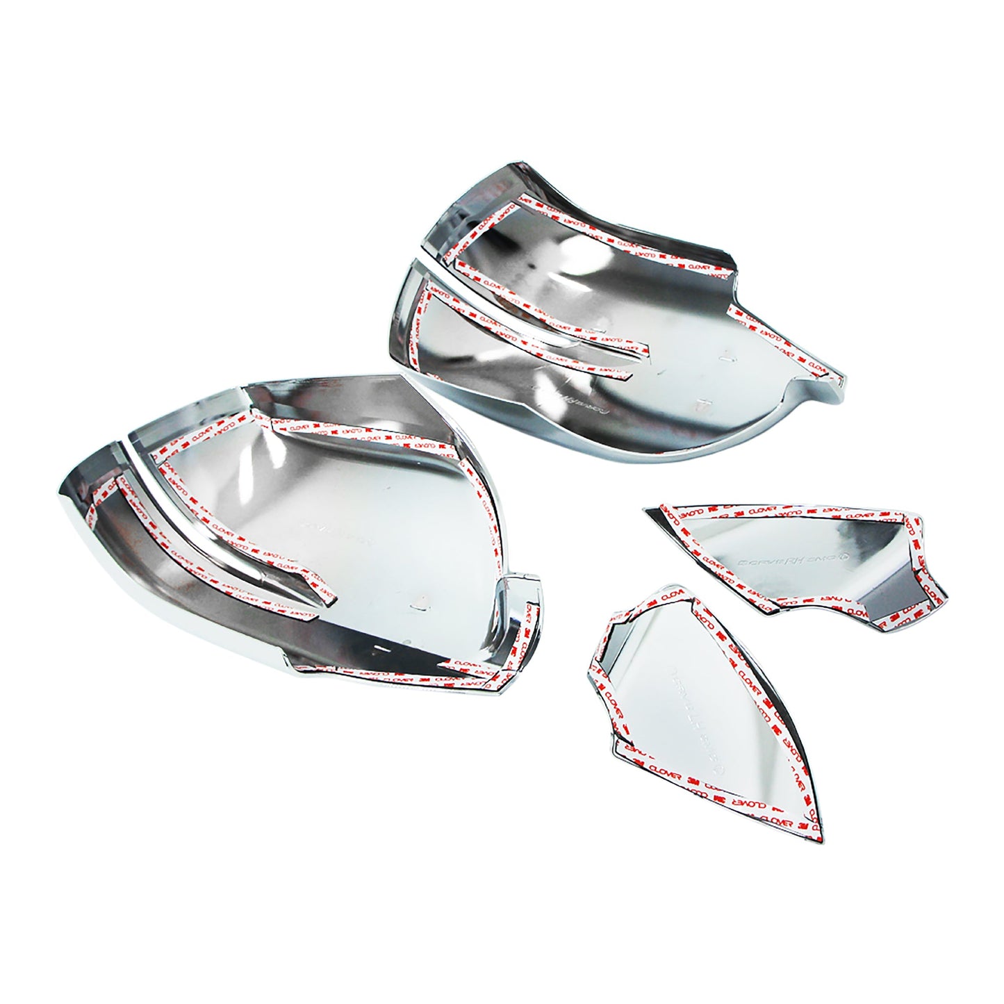 C4660 - Door Side Mirror Cover (With LED) for Honda CR-V 2012-2014 (4PCs) Chrome Finish Tape-On Style - northernprimesupply