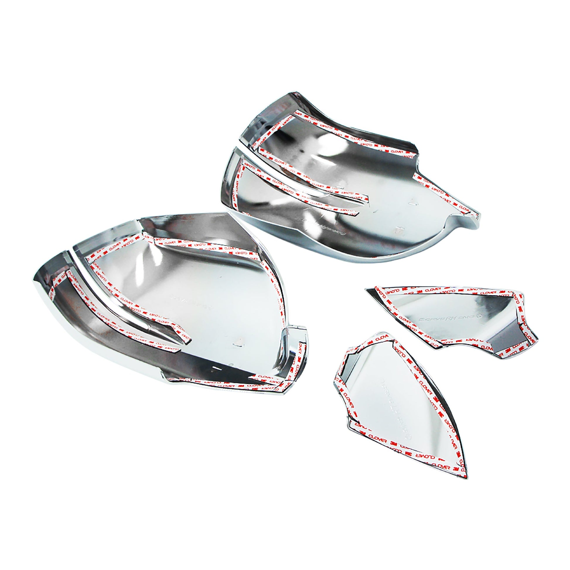 C4660 - Door Side Mirror Cover (With LED) for Honda CR-V 2012-2014 (4PCs) Chrome Finish Tape-On Style - northernprimesupply