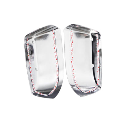 C8522 - Door Side Mirror Base Cover (Lower) for GMC Yukon 2015-2020 (4PCs) Chrome Finish Tape-On Style - northernprimesupply