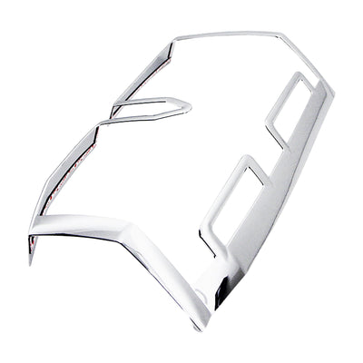 C8620 - Tail Light Cover Trim for Chevrolet Tahoe 2015-2020 (2PCs) Chrome Finish Tape-On Style - northernprimesupply