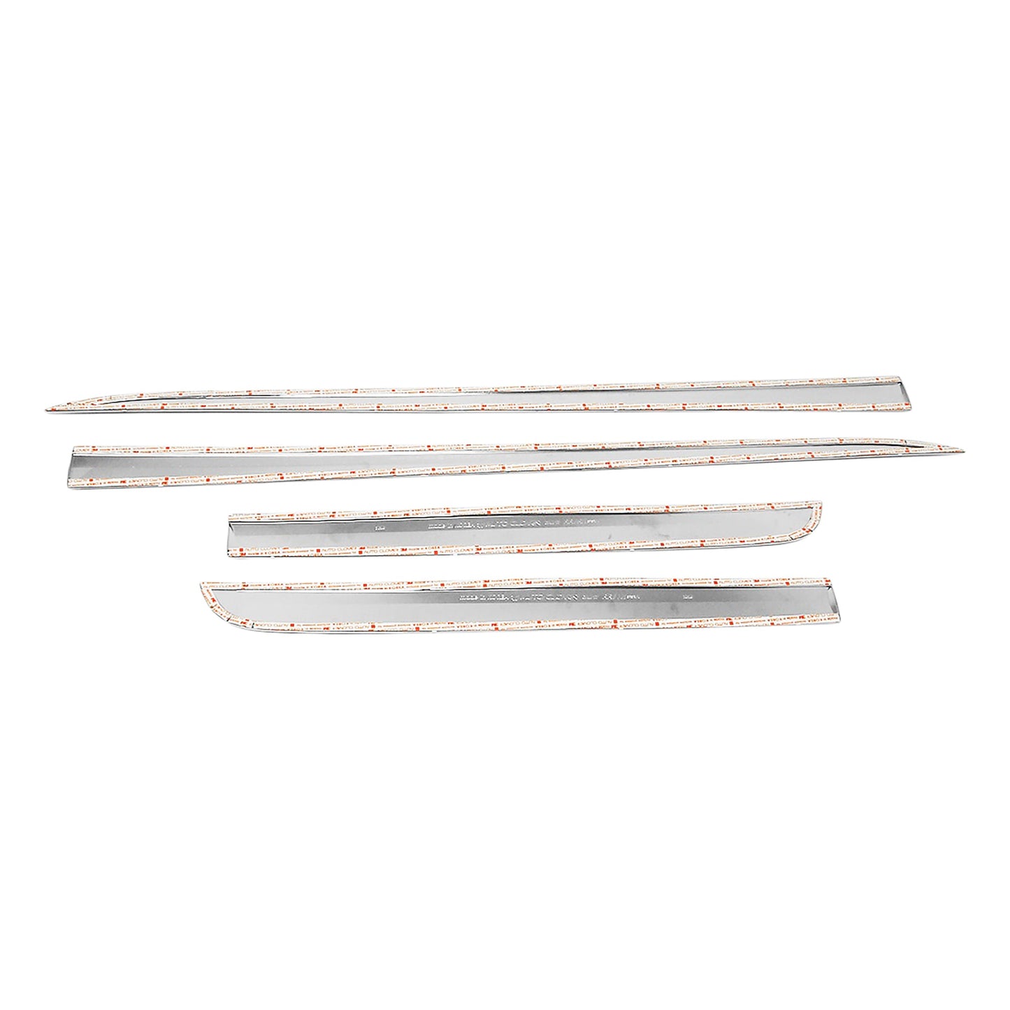 C9870 - Body Side Molding Cover Trim for Toyota Camry 2018-2022 (4PCs) Chrome Finish Tape-On Style - northernprimesupply