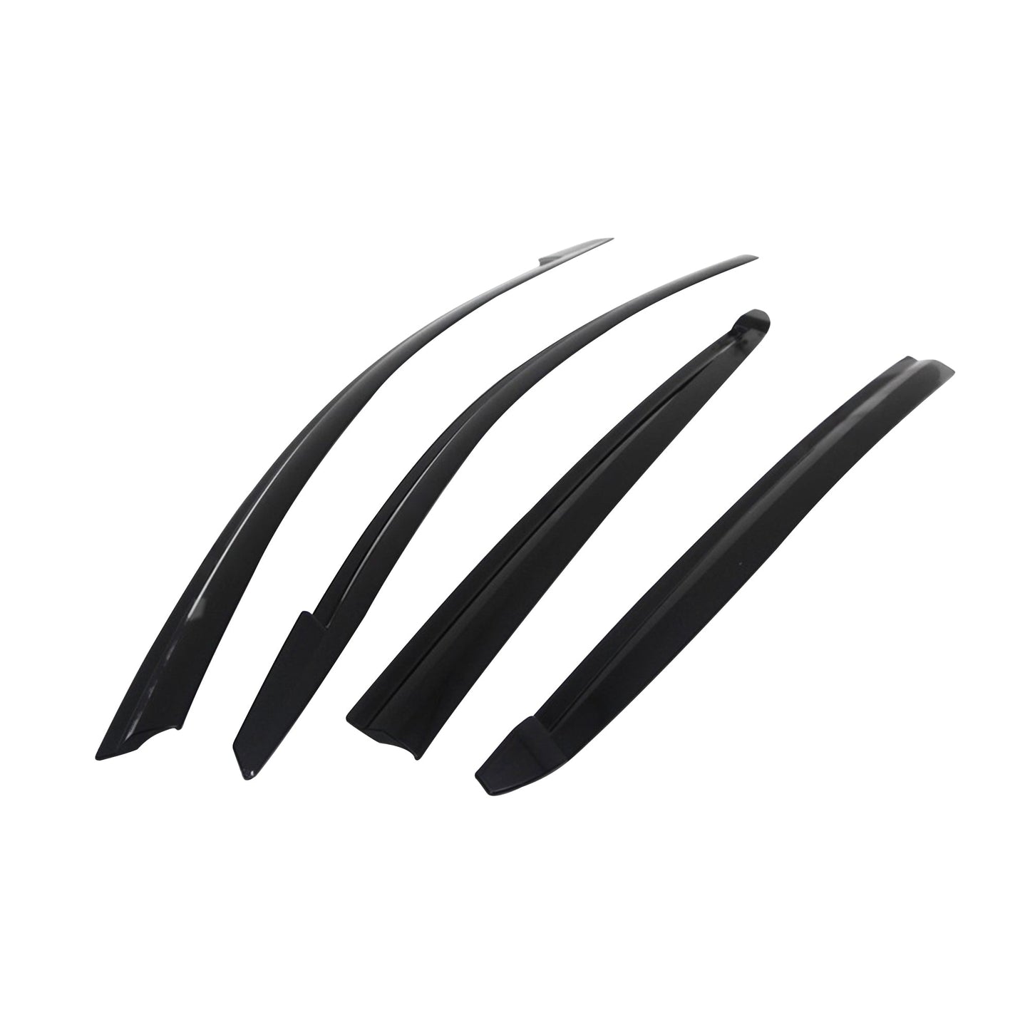 D0360 - Rain Guards for Honda Mobilio 2015-2019 (4PCs) Smoke Tinted Tape-On Style - northernprimesupply