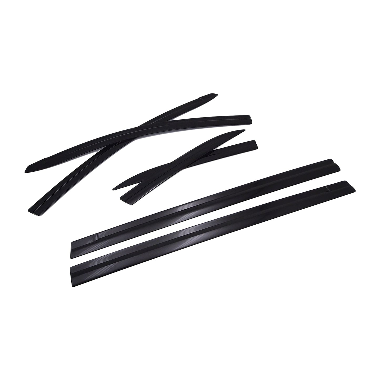 D0910 - Rain Guards for Buick GL8 2011-2016 (6PCs) Smoke Tinted Tape-On Style - northernprimesupply