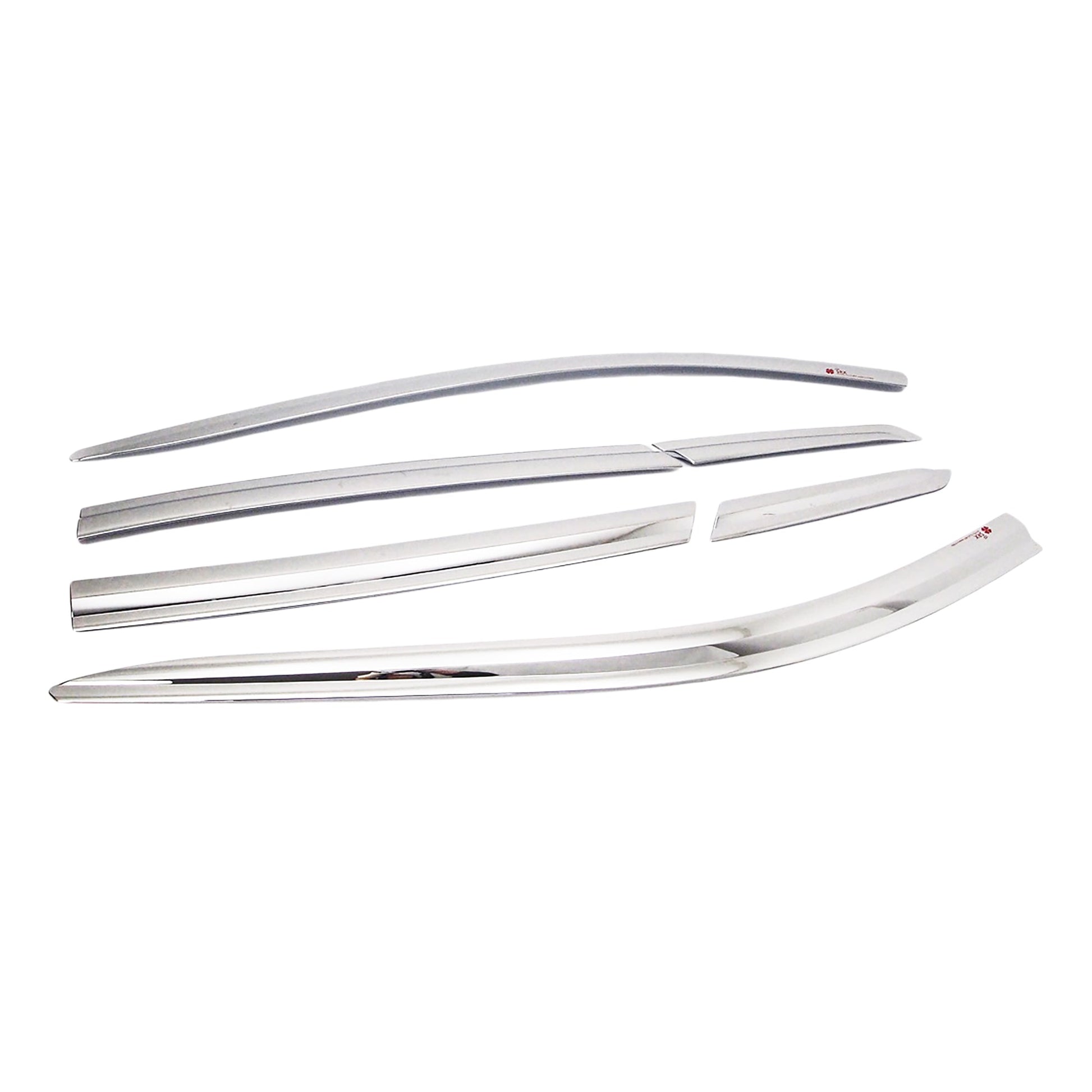 D6640 - Rain Guards for Cadillac SRX 2010-2016 (6PCs) Chrome Finish Tape-On Style - northernprimesupply