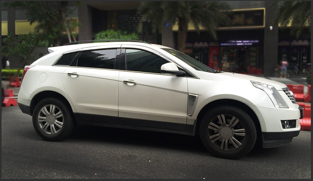 Wind Deflectors for Cadillac SRX 2010-2016 (6PCs) Chrome Finish Tape-On Style - northernprimesupply