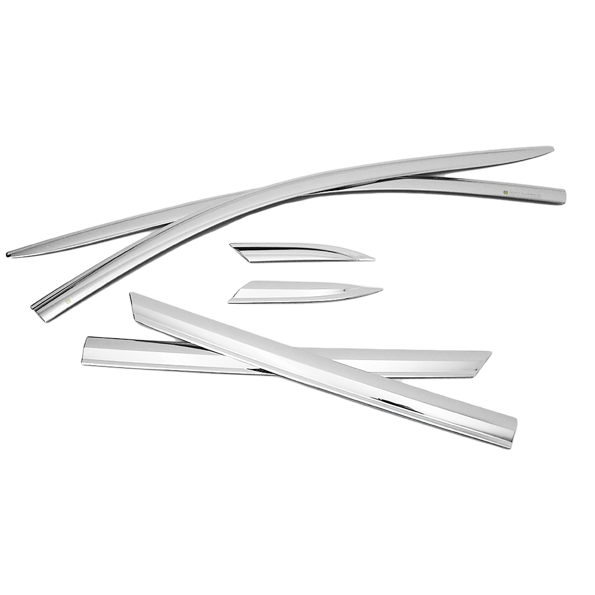 D7040 - Rain Guards for Cadillac XT5 2017-2022 (6PCs) Chrome Finish Tape-On Style - northernprimesupply