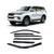 Rain Guards for Toyota Fortuner / SW4 2016-2022 (6PCs) Smoke Tinted Tape-On Style