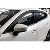 D9640 - Autoclover Rain Guards for Mazda3 Sedan 2014-2018 (4PCs) Smoke Tinted Tape-On Style - northernprimesupply
