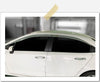 E0210 - Rain Guards for Toyota Corolla Sedan 2020-2022 (4PCs) Chrome Finish Tape-On Style - northernprimesupply