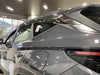 E0540 - Rain Guards for Hyundai Tucson 2022 (6PCs) Chrome Finish Tape-On Style - northernprimesupply