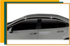 E2210 - Rain Guards for Toyota Corolla Sedan 2020-2022 (4PCs) Smoke Tinted Tape-On Style - northernprimesupply