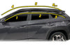 E2420 - Autoclover Rain Guards for Hyundai Tucson 2022 (6PCs) Smoke Tinted Tape-On Style - northernprimesupply