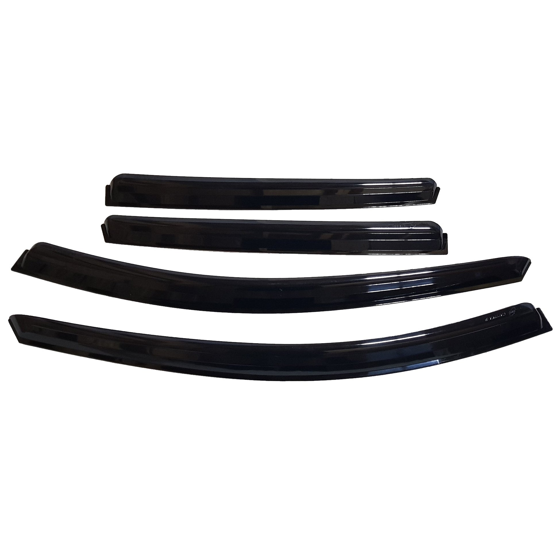 SF-K0511 - Rain Guards for Saturn Vue 2008-2010 (4PCs) Smoke Tinted Tape-On Style - northernprimesupply